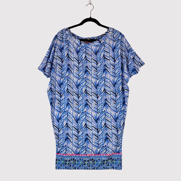 Lilly Pulitzer Womens Dress Blue Costa Verde Lowe Lapis Mini Short Sleeve Small - Picture 1 of 10